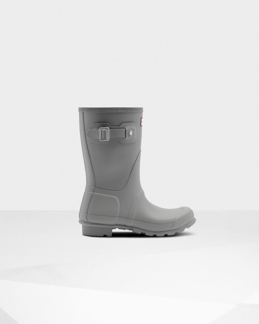 Womens Hunter Original - Short Rain Boots Grey - 3082-OTKJA